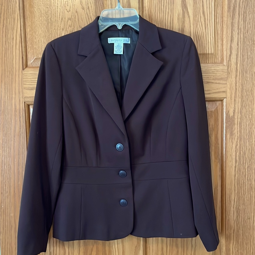 Brown Pursuits, ltd Suit Jacket/ Blazer Size 6